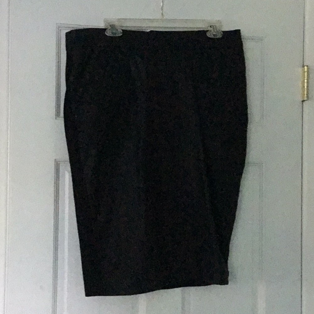 Fake leather skirt